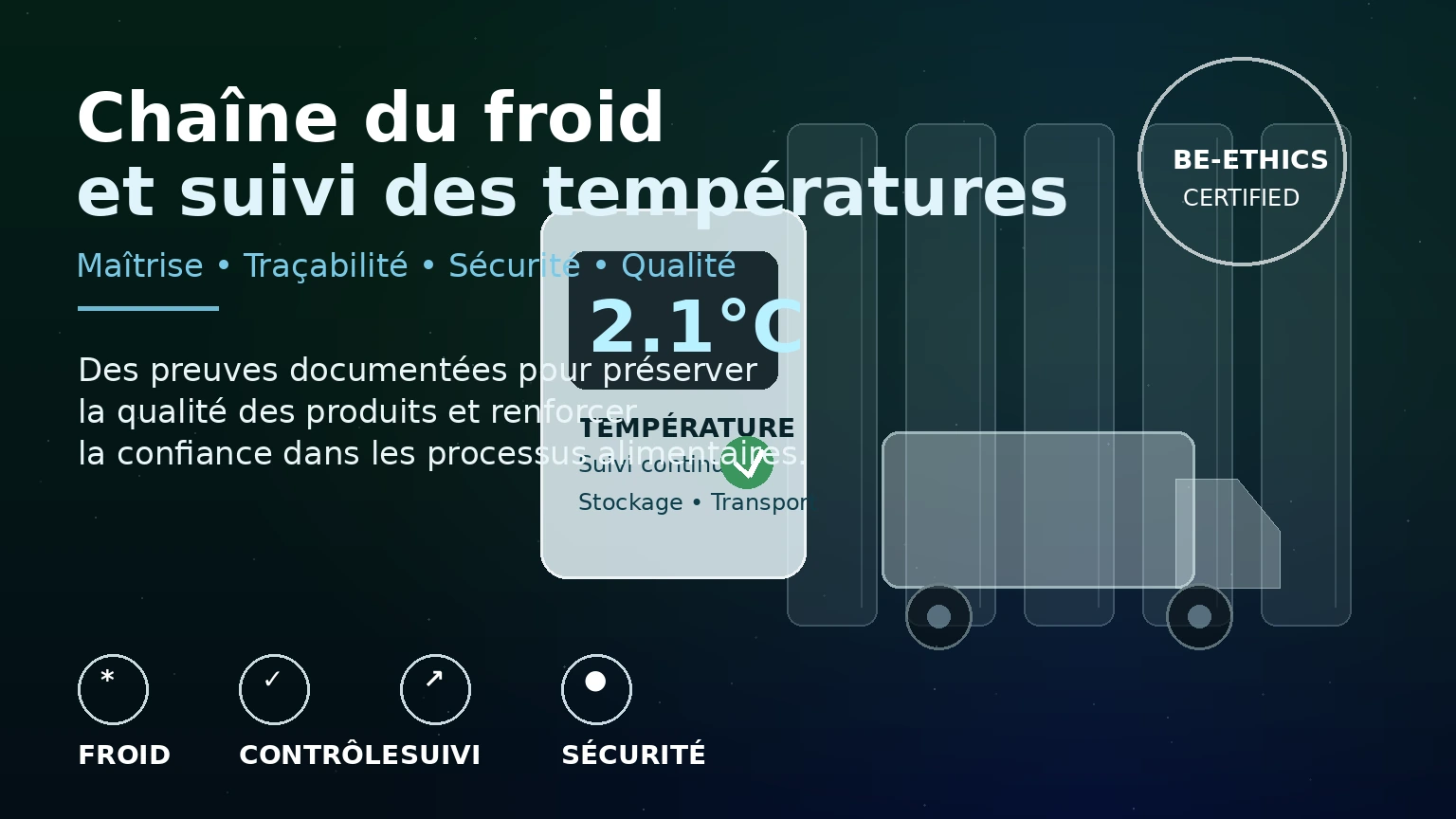 La chaîne du froid et son suivi